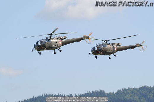 2011-07-01 Zeltweg Airpower 1065 Alouette III - Austrian Armed Forces